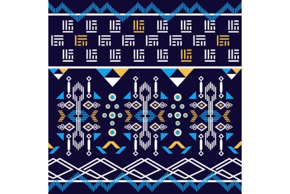 Download Geometric Ethnic Pattern Textile Design - Textile design Collection