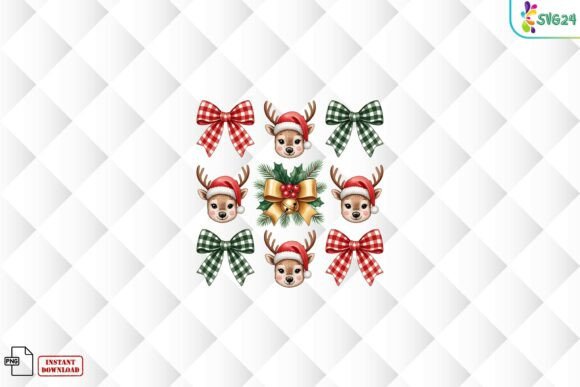 Download Christmas Reindeer Bows PNG - Premium Resources